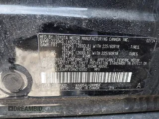 2024 Toyota RAV4 Hybrid LE with VIN 2T3UWRFV3RW210950, listed as a IAAI auction lot 41650143 with 18,005 mi miles and . Bid and sale history available at DreamBid. Image 9.