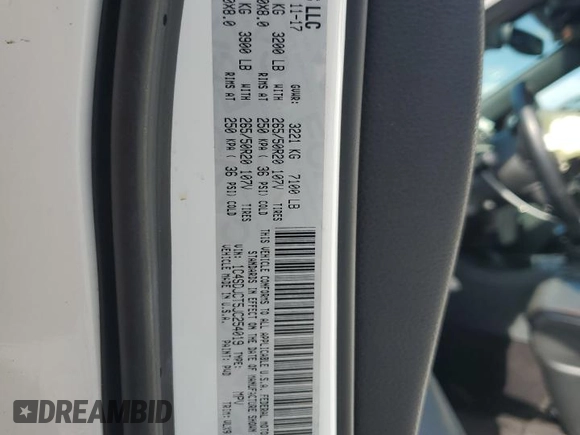 2018 Dodge Durango R/T with VIN 1C4SDJCT5JC254019, listed as a Copart auction lot 43714275 with 99,260 mi miles and Salvage title. Bid and sale history available at DreamBid. Image 13.