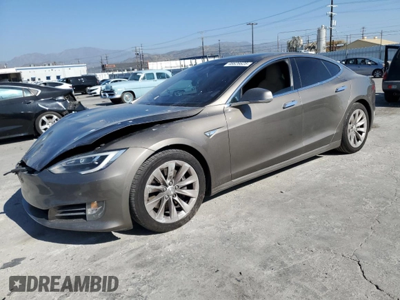 2016 Tesla Model S 90D with VIN 5YJSA1E20GF159926, listed as a Copart auction lot 46626625 with 104,247 mi miles and Salvage Title. Bid and sale history available at DreamBid. Image 1.