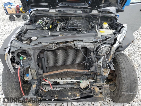 2015 Jeep Wrangler Sport with VIN 1C4AJWAG8FL540932, listed as a Copart auction lot 61870935 with 71,762 mi miles and Salvage title. Bid and sale history available at DreamBid. Image 12.