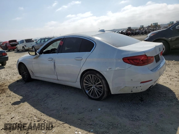 2020 BMW 5 Series 530i with VIN WBAJR3C03LWW70633, listed as a Copart auction lot 50644485 with 88,062 mi miles and Salvage Title. Bid and sale history available at DreamBid. Image 2.