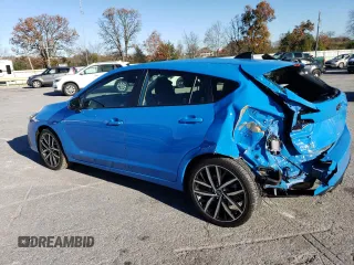 2024 Subaru Impreza Sport with VIN JF1GUAFC2R8327174, listed as a Copart auction lot 79907334 with 9,985 mi miles and Salvage Title. Bid and sale history available at carsss.com. Image 2.