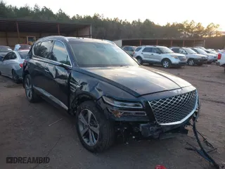 2021 Genesis GV80 with VIN KMUHCESC7MU063042, listed as a IAAI auction lot 41236516 with 40,535 mi miles. Bid and sale history available at carsss.com. Image 6.