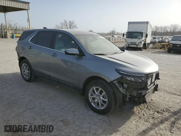 2023 Chevrolet Equinox LT with VIN 3GNAXUEGXPL189399, listed as a Copart auction lot 47727585 with 32,544 mi miles and Salvage Title. Bid and sale history available at DreamBid. Image 4.