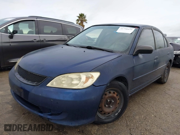 2005 Honda Civic LX z VIN 2HGES16505H583814, wystawiony jako IAAI lot #41798435 z przebiegiem 143 898 mil mil oraz . Historia ofert i sprzedaży dostępna na DreamBid. Obrazek 2.