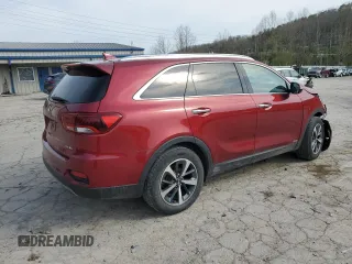 2019 Kia Sorento EX with VIN 5XYPHDA59KG567720, listed as a Copart auction lot 52944355 with 75,114 mi miles and Salvage Title. Bid and sale history available at DreamBid. Image 3.