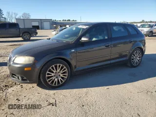 2007 Audi A3 with VIN WAUHF78P97A078127, listed as a Copart auction lot 87590725 with 139,674 mi miles and Salvage title. Bid and sale history available at DreamBid. Image 1.