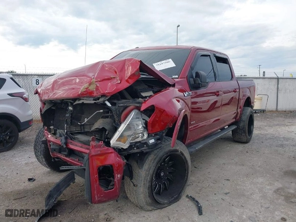 2015 Ford F-150 XLT with VIN 1FTEW1EG1FKF13111, listed as a IAAI auction lot 38107606 with 108,888 mi miles. Bid and sale history available at carsss.com. Image 2.