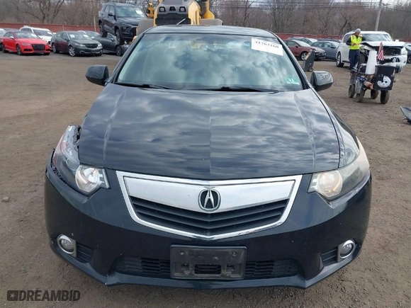 2012 Acura TSX Tech Pkg with VIN JH4CU2F67CC010809, listed as a IAAI auction lot 41763168 with 118,724 mi miles. Bid and sale history available at carsss.com. Image 17.