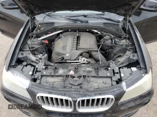 2011 BMW X3 35i with VIN 5UXWX7C57BL731336, listed as a Copart auction lot 44536085 with 117,638 mi miles and Clean Title. Bid and sale history available at DreamBid. Image 12.