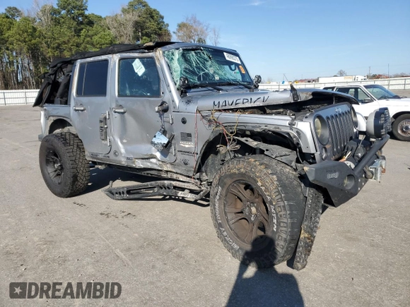 2015 Jeep Wrangler Unlimited Wrangler X with VIN 1C4BJWEG7FL580885, listed as a Copart auction lot 48891605 with 104,448 mi miles and Salvage title. Bid and sale history available at DreamBid. Image 4.