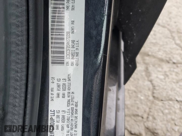 2010 Chrysler Sebring Limited z VIN 1C3CC5FB5AN172298, wystawiony jako Copart lot #52951805 z przebiegiem 146 996 mil mil oraz Szkoda całkowita • Salvage title. Historia ofert i sprzedaży dostępna na DreamBid. Obrazek 12.