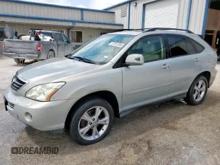 2006 Lexus RX 400h with VIN JTJGW31U260004024, listed as a Copart auction lot 57281205 with 166,426 mi miles and Clean title. Bid and sale history available at DreamBid. Image 1.