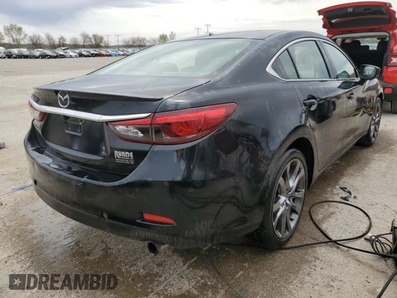 2017 Mazda 6 Grand Touring with VIN JM1GL1W51H1114366, listed as a Copart auction lot 52750715 with 79,792 mi miles and Salvage Title. Bid and sale history available at carsss.com. Image 3.