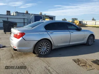 2009 BMW 7 Series 750Li with VIN WBAKB835X9CY57590, listed as a Copart auction lot 48168855 with 131,929 mi miles and Salvage title. Bid and sale history available at DreamBid. Image 3.