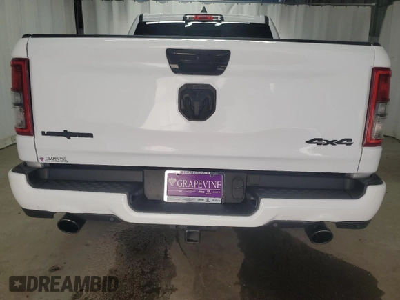 2024 Ram 1500 Lone Star with VIN 1C6SRFFTXRN124870, listed as a Copart auction lot 83383294 with 1,065 mi miles and Clean title. Bid and sale history available at DreamBid. Image 6.