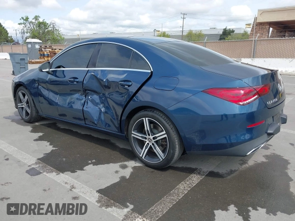 2020 Mercedes-Benz CLA 250 with VIN WDD5J4GB8LN061188, listed as a IAAI auction lot 41973913 with 73,396 mi miles and . Bid and sale history available at DreamBid. Image 3.