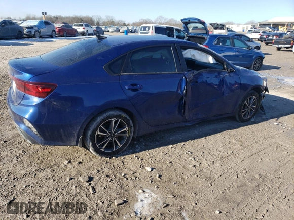 2023 Kia Forte LXS with VIN 3KPF24AD3PE625555, listed as a Copart auction lot 88743755 with 35,660 mi miles and Salvage Title. Bid and sale history available at carsss.com. Image 3.