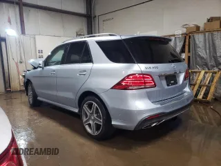 2016 Mercedes-Benz GLE 400 with VIN 4JGDA5GB1GA635070, listed as a Copart auction lot 48164945 with 47,045 mi miles and Salvage title. Bid and sale history available at DreamBid. Image 2.
