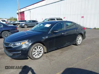 2016 Kia Optima LX with VIN 5XXGT4L31GG003274, listed as a IAAI auction lot 42033788 with 1 mi miles. Bid and sale history available at carsss.com. Image 16.