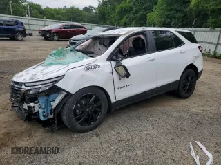 2023 Chevrolet Equinox LS with VIN 3GNAXHEG3PL223965, listed as a Copart auction lot 58623085 with 36,250 mi miles and Salvage title. Bid and sale history available at DreamBid. Image 1.