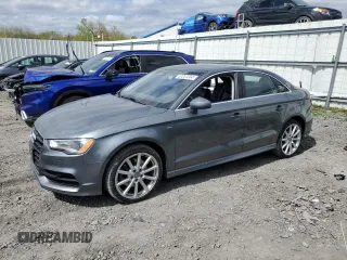 2016 Audi A3 2.0T Premium Plus with VIN WAUJ8GFF8G1080988, listed as a Copart auction lot 53257204 with 62,793 mi miles. Bid and sale history available at carsss.com. Image 1.