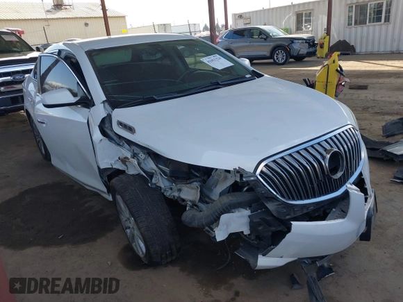2014 Buick LaCrosse z VIN 1G4GA5GR1EF156478, wystawiony jako IAAI lot #41651324 z przebiegiem 121 815 mil mil oraz . Historia ofert i sprzedaży dostępna na DreamBid. Obrazek 1.