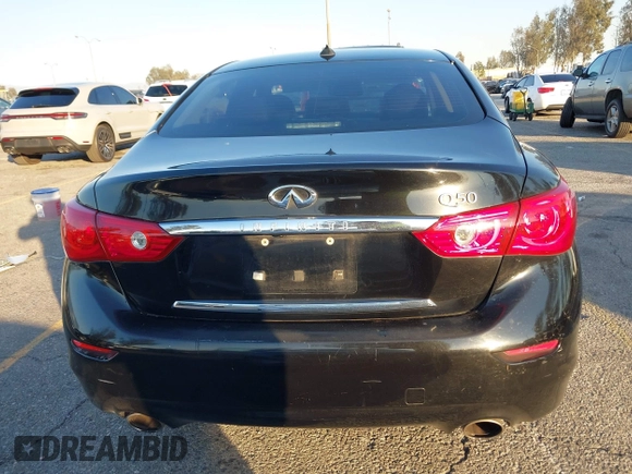 2015 Infiniti Q50 Premium z VIN JN1BV7AP5FM346323, wystawiony jako IAAI lot #41305093 z przebiegiem 112 556 mil mil oraz . Historia ofert i sprzedaży dostępna na DreamBid. Obrazek 16.
