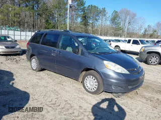 2006 Toyota Sienna CE with VIN 5TDZA23C96S486934, listed as a IAAI auction lot 41809595 with 279,988 mi miles. Bid and sale history available at carsss.com. Image 1.