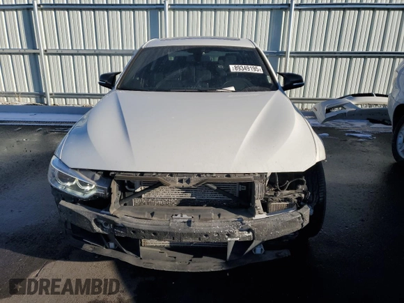 2014 BMW 3 Series 335i with VIN WBA3A9C59EF479669, listed as a Copart auction lot 89349195 with 82,779 mi miles and Salvage Title. Bid and sale history available at carsss.com. Image 5.