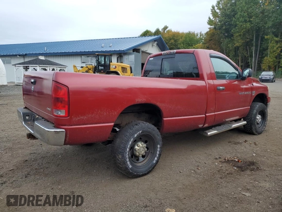 2006 Dodge Ram 2500 ST with VIN 3D7KS26DX6G241051, listed as a Copart auction lot 74535034 with 96,780 mi miles and Clean Title. Bid and sale history available at carsss.com. Image 3.