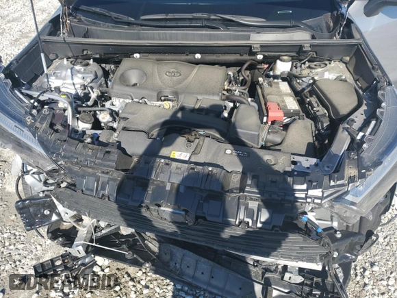 2024 Toyota RAV4 XLE Premium with VIN 2T3C1RFV2RC286896, listed as a Copart auction lot 55402635 with 18,872 mi miles and Salvage title. Bid and sale history available at DreamBid. Image 12.