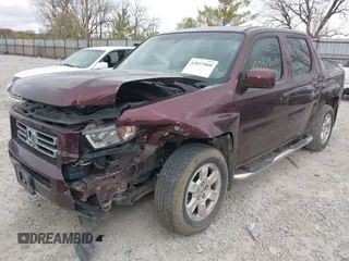 2008 Honda Ridgeline RTL with VIN 2HJYK16558H511163, listed as a IAAI auction lot 42037960 with 191,456 mi miles. Bid and sale history available at carsss.com. Image 6.