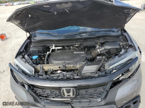 2020 Honda Passport EX-L with VIN 5FNYF7H52LB002526, listed as a Copart auction lot 46485335 with 51,021 mi miles and Non Repairable. Bid and sale history available at carsss.com. Image 12.