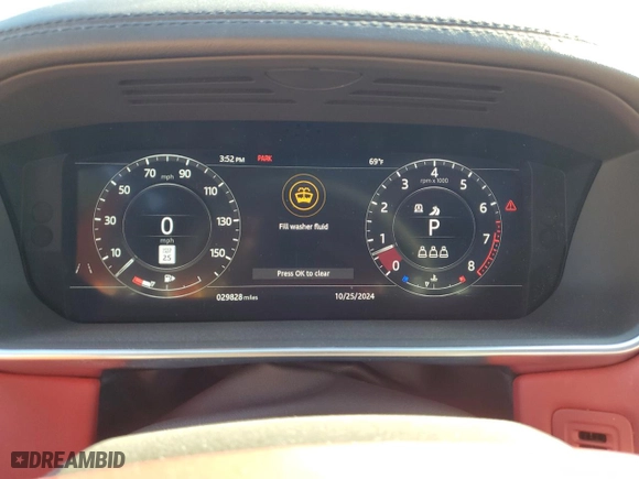 2019 Land Rover Range Rover Sport HST with VIN SALWS2SU9KA866463, listed as a Copart auction lot 78053824 with 29,828 mi miles and Salvage Title. Bid and sale history available at carsss.com. Image 9.