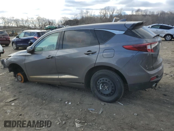 2021 Acura RDX w/Technology Package with VIN 5J8TC2H57ML038587, listed as a Copart auction lot 46600414 with 0 mi miles and Salvage Title. Bid and sale history available at carsss.com. Image 2.