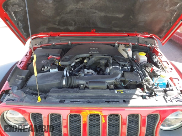 2020 Jeep Wrangler Unlimited Rubicon with VIN 1C4HJXFG3LW186387, listed as a IAAI auction lot 41821939 with 45,691 mi miles and . Bid and sale history available at DreamBid. Image 10.