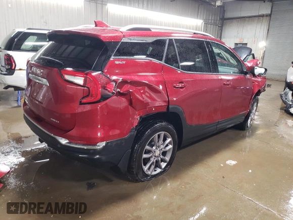 2024 GMC Terrain SLT z VIN 3GKALVEG1RL377701, wystawiony jako Copart lot #48513595 z przebiegiem 4 039 mil mil oraz Szkoda całkowita • Salvage title. Historia ofert i sprzedaży dostępna na DreamBid. Obrazek 3.