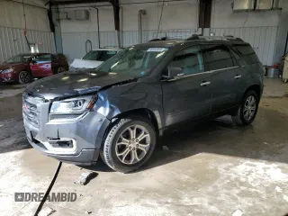 2013 GMC Acadia SLT z VIN 1GKKVSKD5DJ236573, wystawiony jako Copart lot #48332805 z przebiegiem 96 094 mil mil oraz Czysty tytuł • Clean title. Historia ofert i sprzedaży dostępna na DreamBid. Obrazek 1.