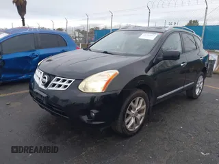 2012 Nissan Rogue S with VIN JN8AS5MT0CW275440, listed as a IAAI auction lot 41782565 with 172,574 mi miles. Bid and sale history available at carsss.com. Image 2.