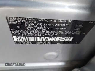 2017 Toyota RAV4 LE with VIN 2T3BFREV0HW637428, listed as a IAAI auction lot 41654391 with 63,298 mi miles. Bid and sale history available at carsss.com. Image 9.