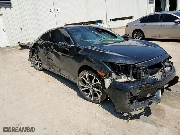 2018 Honda Civic Si Coupe with VIN 2HGFC3A58JH753884, listed as a Copart auction lot 68451854 with 151,147 mi miles and Salvage Title. Bid and sale history available at carsss.com. Image 10.