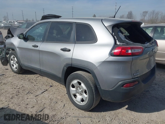 2016 Jeep Cherokee Sport with VIN 1C4PJMAB6GW294157, listed as a IAAI auction lot 41786025 with 181,437 mi miles and . Bid and sale history available at DreamBid. Image 3.
