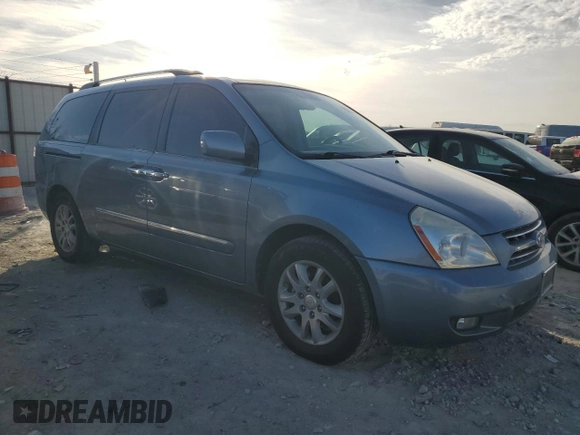 2010 Kia Sedona EX with VIN KNDMH4C3XA6343775, listed as a Copart auction lot 42478405 with 183,874 mi miles and Clean Title. Bid and sale history available at carsss.com. Image 4.