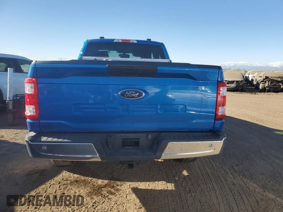2021 Ford F-150 XL with VIN 1FTMF1EB4MKF07459, listed as a Copart auction lot 84900714 with 43,819 mi miles and Salvage title. Bid and sale history available at DreamBid. Image 6.