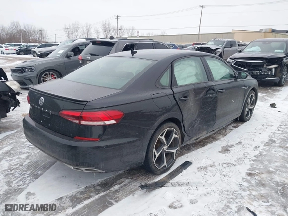 2020 Volkswagen Passat 2.0T R-Line with VIN 1VWMA7A3XLC020708, listed as a IAAI auction lot 41499954 with 49,158 mi miles. Bid and sale history available at carsss.com. Image 4.