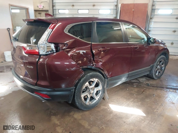 2019 Honda CR-V EX-L with VIN 5J6RW2H81KL024637, listed as a IAAI auction lot 41663832 with 59,374 mi miles. Bid and sale history available at carsss.com. Image 4.