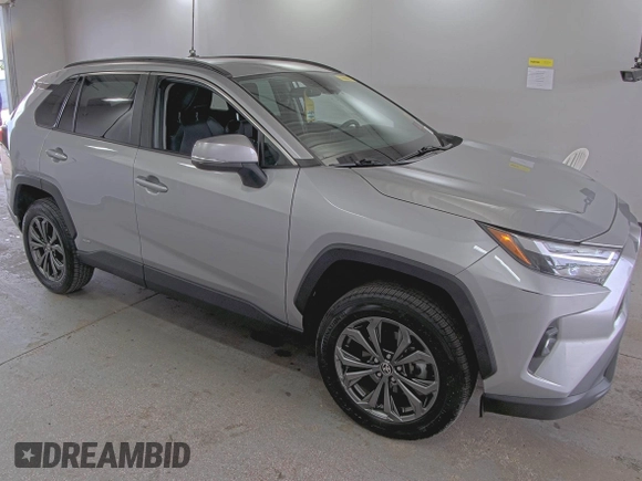 2022 Toyota RAV4 Hybrid XLE Premium with VIN 4T3B6RFV5NU085564, listed as a IAAI auction lot 42854215 with 49,616 mi miles and . Bid and sale history available at DreamBid. Image 12.
