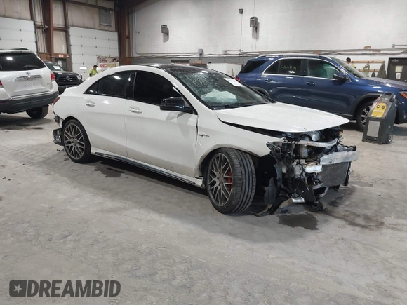 2019 Mercedes-Benz CLA 45 AMG with VIN WDDSJ5CB2KN726650, listed as a IAAI auction lot 41667085 with 74,549 mi miles and . Bid and sale history available at DreamBid. Image 1.