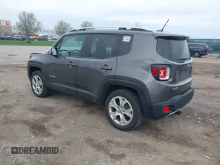 2017 Jeep Renegade Limited z VIN ZACCJBDB4HPF23660, wystawiony jako IAAI lot #42118052 z przebiegiem 134 799 mil mil oraz . Historia ofert i sprzedaży dostępna na DreamBid. Obrazek 3.